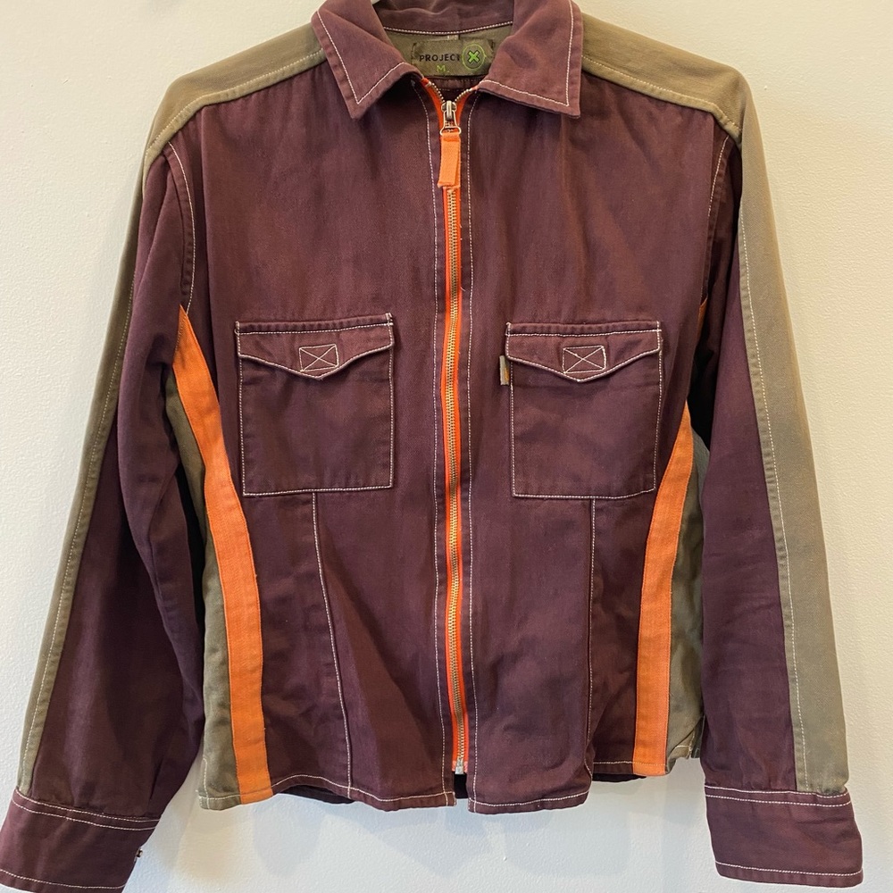 Vintage 90s colour-blocked jacket